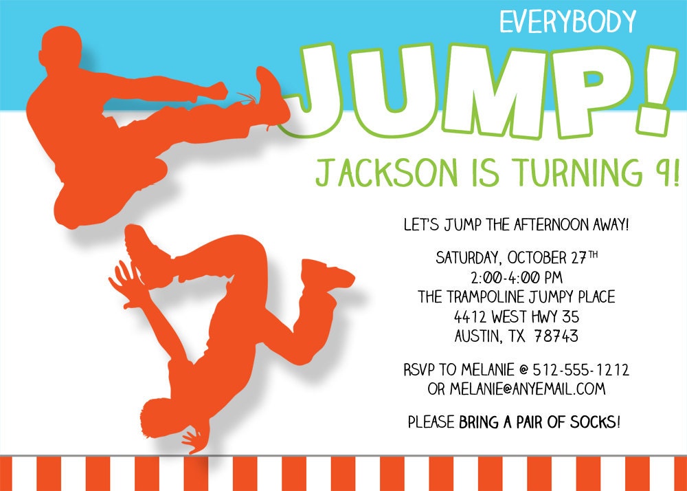 Everybody Jump Birthday Invitation Il_170x135