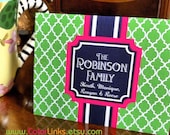 PREPPY PREPPY PREPPY monogrammed note cards (set of 8 with envelopes)