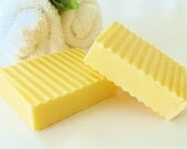SWEET ORANGE & MANGO Natural Soap - large 5 oz soap, tropical, handmade, glycerin, vegan, scented, gift