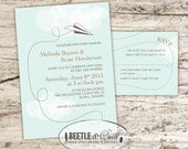 Fly with Me Printable Wedding Invitation Set