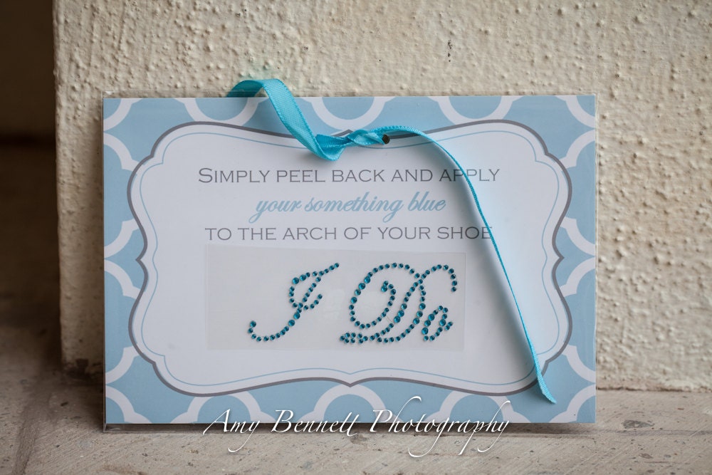 Wedding I DO Stickers for your Something Blue - Blue I Do Wedding Shoe Appliques - I Do Shoe Stickers for your Bridal Shoes