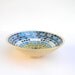 Blue fruit bowl glass mosaic art home decor serving