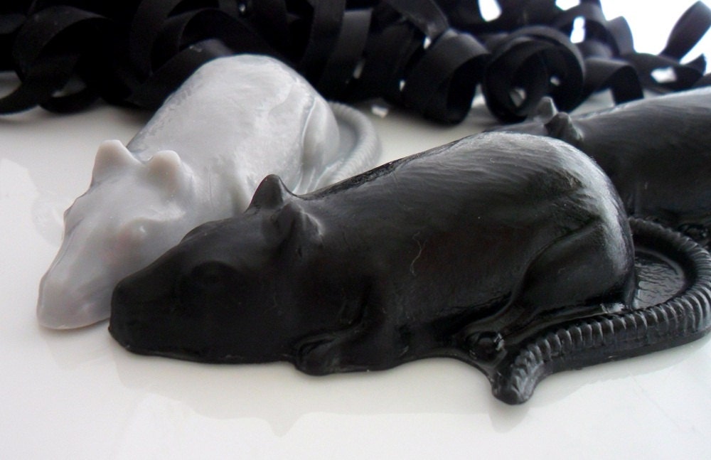 10 RAT SOAP FAVORS - Birthday Party Favor - Gag Gift - Halloween Party