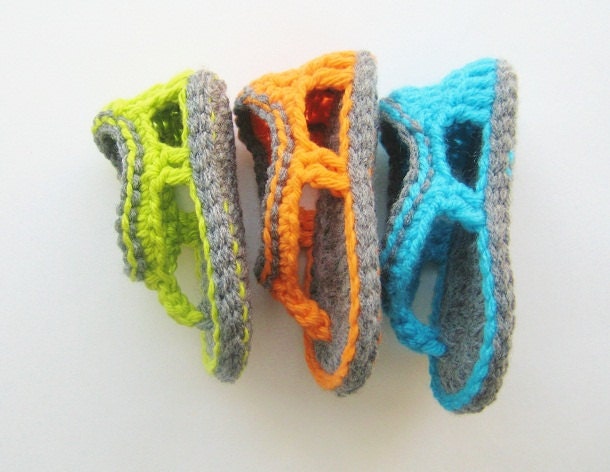 Crochet Sandals Pattern, Flip Flop Sandals Pattern for Baby Boys, Trekkers