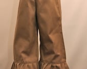Navy Blue or Khaki Double Ruffle Pants for School - Suitable for many school uniforms