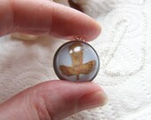 Eco Friendly Necklace, Real Leaf Necklace, Woodland, Botanical Necklace, Natural, Autumn
