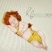 Lion King Hat and  Diaper Cover  Set  Newborn Baby 0-3 months PHOTO PROP