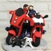 Bike mania couple wedding cake topper decoration gift keepsake