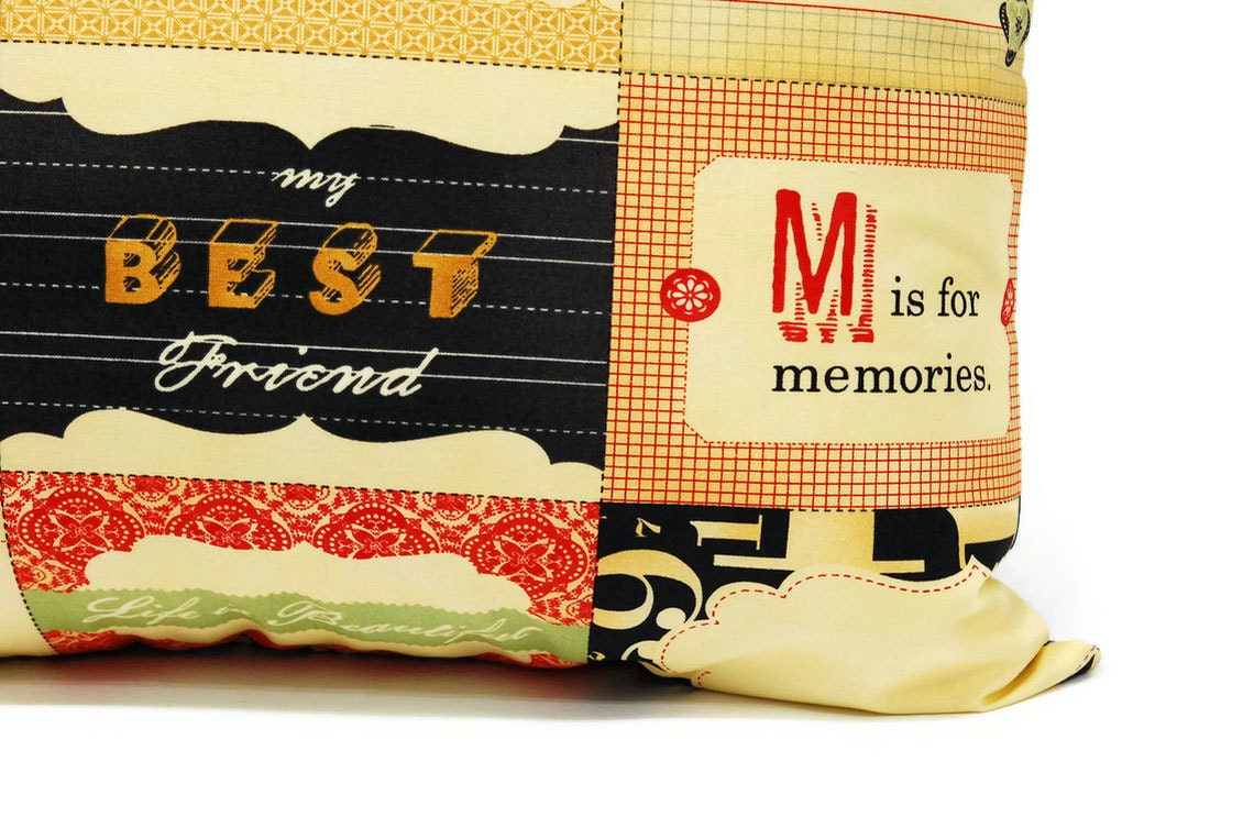 Decorative Pillow cover - Postcards, 18x18 cushion cover, envelope cover, throw pillow cover