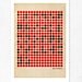 Large illustration print 11.70 x 16.50 (A3). Braille Alphabet N.3. (Special spring offer: Get a geometric poster for free)