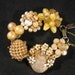 RESERVED - Bridesmaid Gift, Reclaimed Vintage Bracelet, Vintage Earring Bracelet, Cluster Earrings, Antique White - Antique Garden