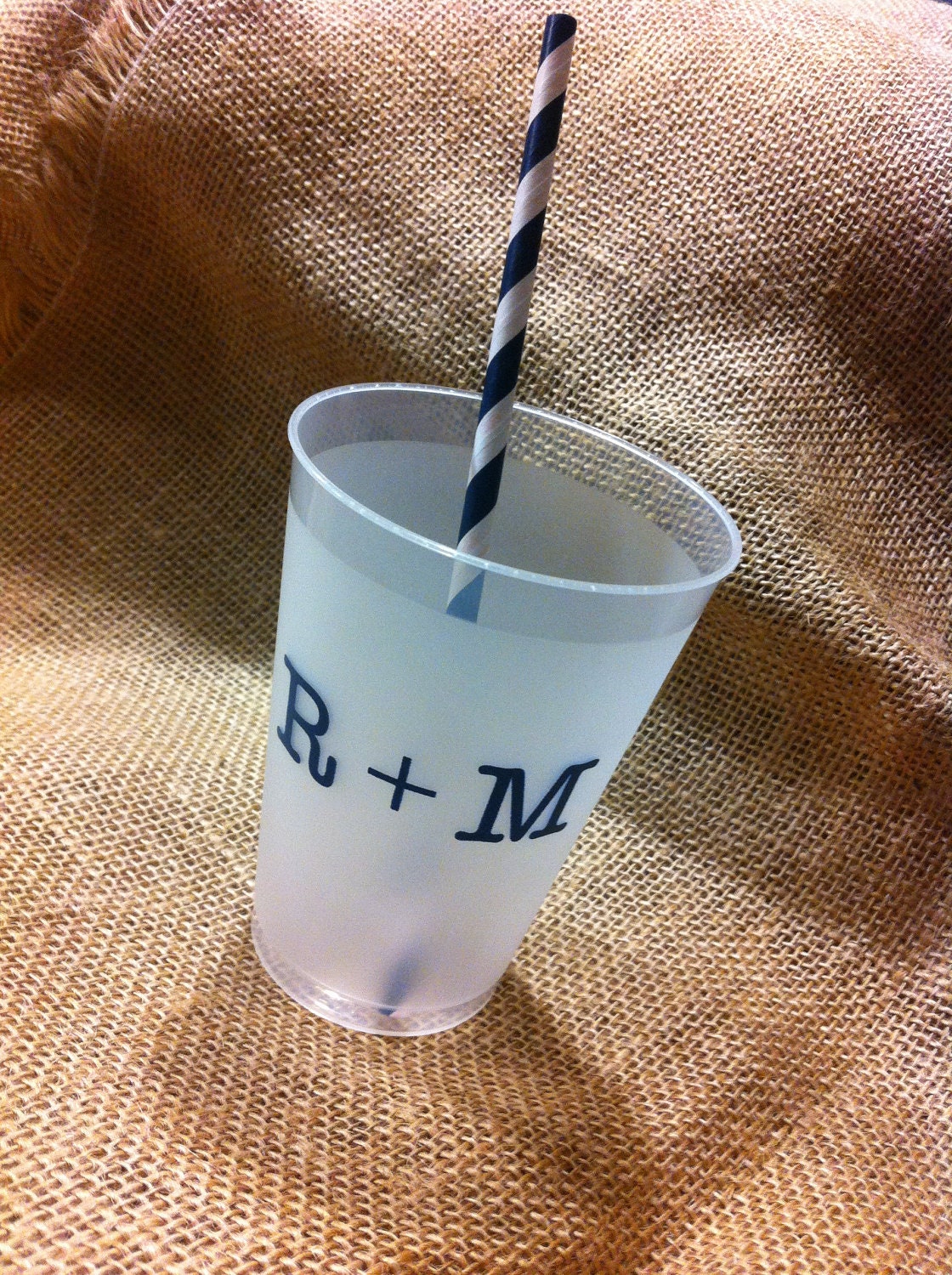 50 printed frosted cups with in-stock options Il_570xn