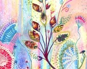 Transforming My Fear - a lovely Archival Art Print inspired by courage and healing