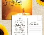 DIY PRINTABLE Amber Photo Save the Date Postcard