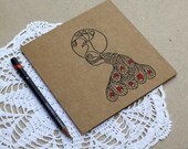 Brown Peacock Card