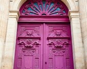 Paris Photography - Parisian Merlot - Fine art travel photography - French door art - Vintage beauty - merlot wine, apricot