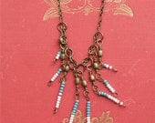 Turquoise Bead Necklace Fringe Under 25 Simple Jewelry Bohemian Ethnic Tribal