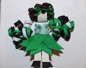 Marshall University Buffalos Buffaloes Custom CHEERLEADER Hair Clip Bows