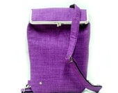 Backpack - for laptop and more - PURPLE - Duchess Case collection