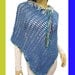 Women's Ponchos , Funky Handmade Ponchos , Boho Poncho , Handmade Crochet 100% Cotton