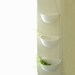 White Decor - Wabi Sabi - Graduated Hanging Porcelain Pots Trio