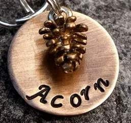 Pet ID Tag (Pinecone)