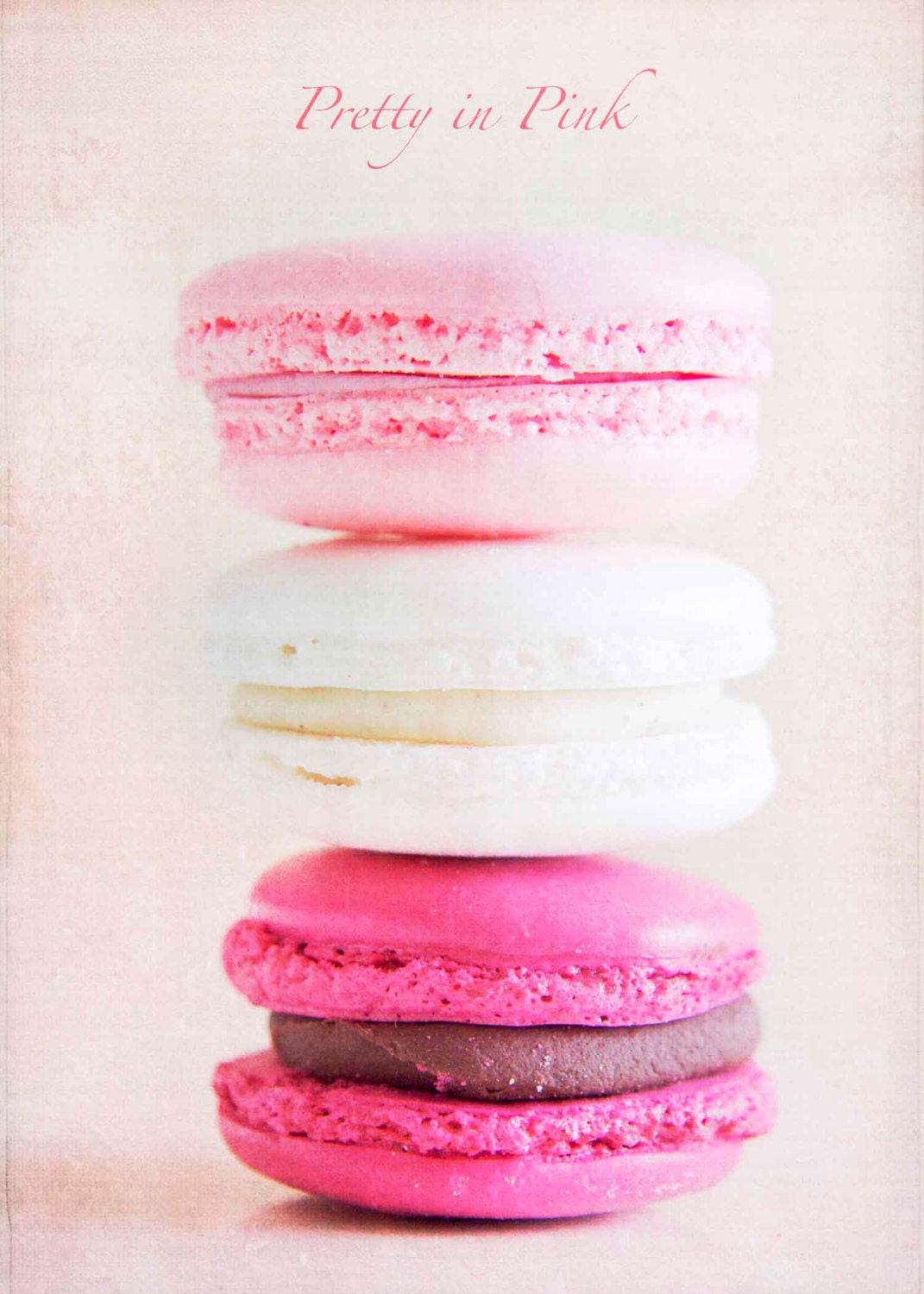 pink french macaron, french macaroon, food photography, pink and white, nursery decor, macaroon print, wall art, sweet, 5x7, fine art photo