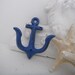 blue anchor hook anchor wall hook beach house shabby chic nautical hooks french country distressed hook cottage chic wall hook double hook