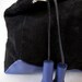 Cubist Leather Clutch - Electric Black