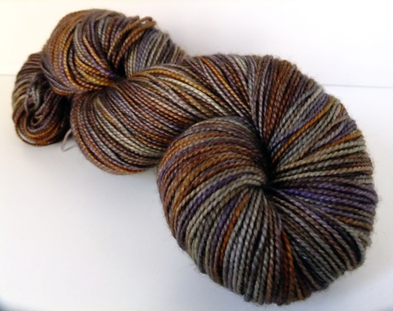 Steampunk - 80/20% Superwash Merino/Silk  Sock Yarn