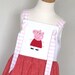 Pig Knot Dress - Available in Sizes 12 mo, 2T, 3T, 4, 5 and 6