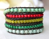 Rasta Wrap Bracelet