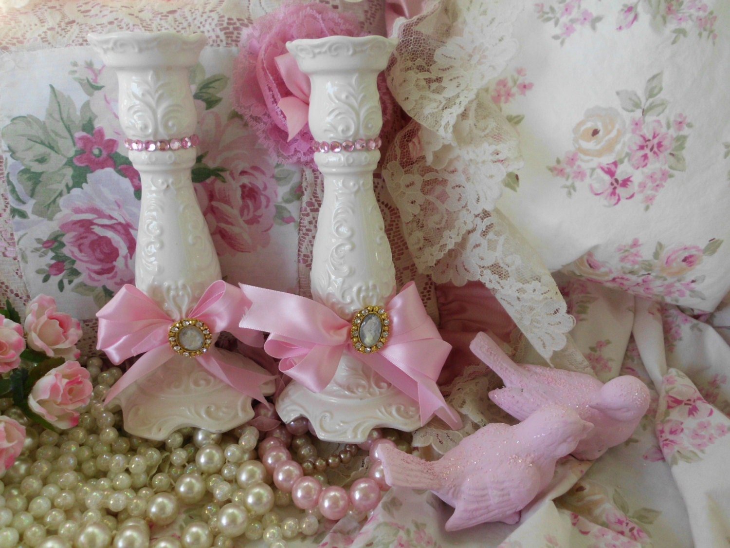 SHABBY CHIC Sweet  Romantic Style Home Decor  Cottage  Wedding  French Farmhouse Ooh La La