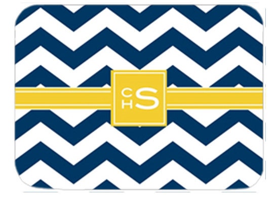 Create your Own Monogrammed Large Cutting Board- Chevron- Wedding, Housewarming Gift