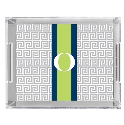 Personalized Acrylic Square Serving Tray - 8" x 11"