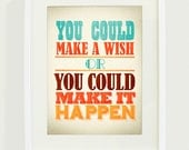 Make it Happen Art Print // 8 x 10