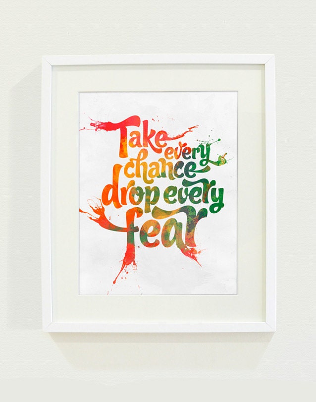 Take Every Chance Art Print // 8x10