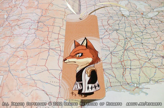 Chibi Bleach Anime Sajin Komamura Bookmark