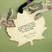 50 Wedding Wish Tree Tags -  Maple Leaf Shape - Personalized - Fall in love
