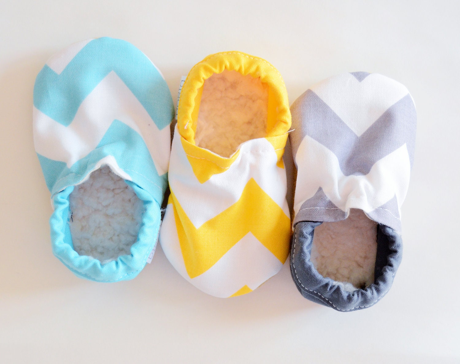 Chevron Zig Zag Bison Booties Size 12 to 18 Months toddler baby trendy cloth baby shoes