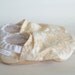 Ivory Bison Booties Size 12 to 18 Months Ready to Ship Flower Girl wedding Baby Toddler White Cream