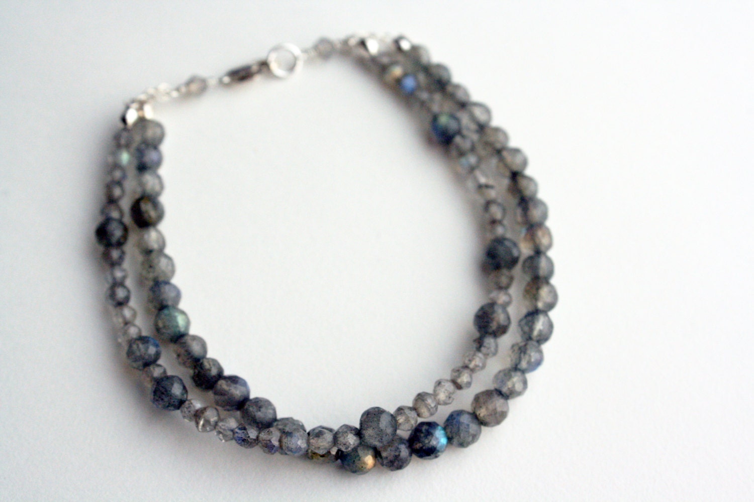 Double Stranded Labradorite Bracelet