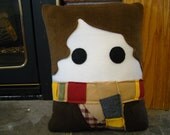 Doctor Who inspired plush pillow, Tom Baker, 4th Doctor decorative pillow