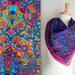 Bold Stained Glass Window Scarf