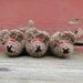 Weekend Sale - Set of 3 Mad Evil Mice Cat Toy's with ORGANIC Catnip Inside