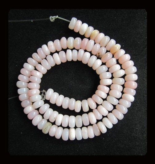 7x4mm,Pink Opal Beads,1 Strand, 40cm in Length,27g