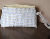 Retro Camper purse. Sweet little Clutch. Original fabric