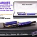 Purple Charoite Pen ( Fountain ) perfect gift for a woman , titanium gold hand cast center band