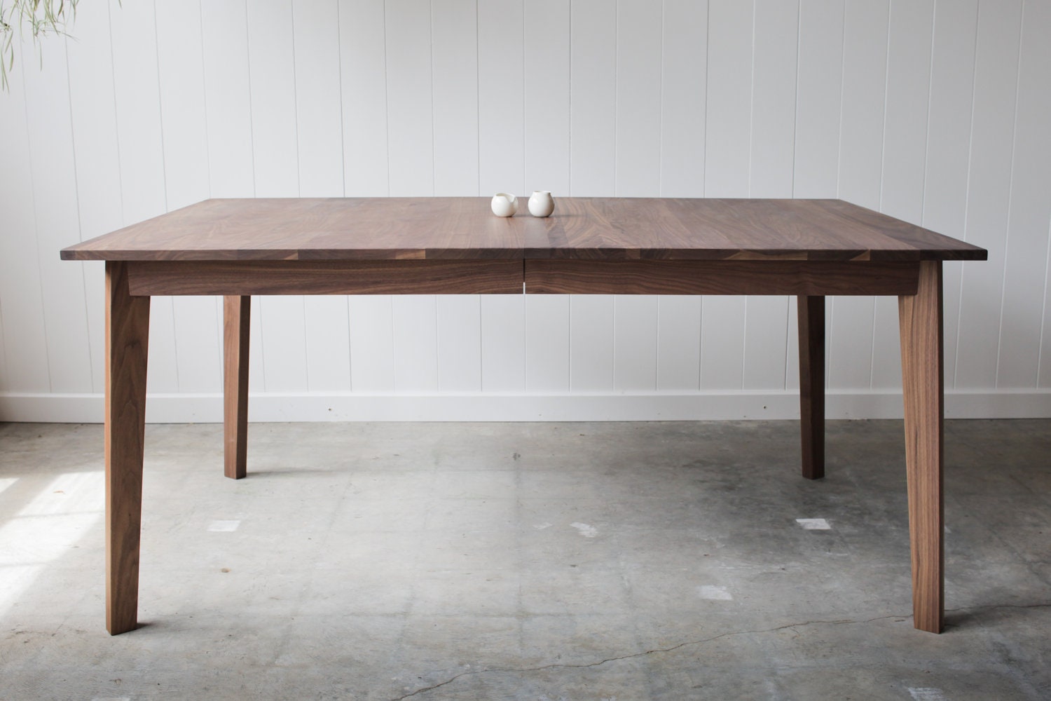 Ventura Dining Table with Leaf Inserts - Solid Walnut