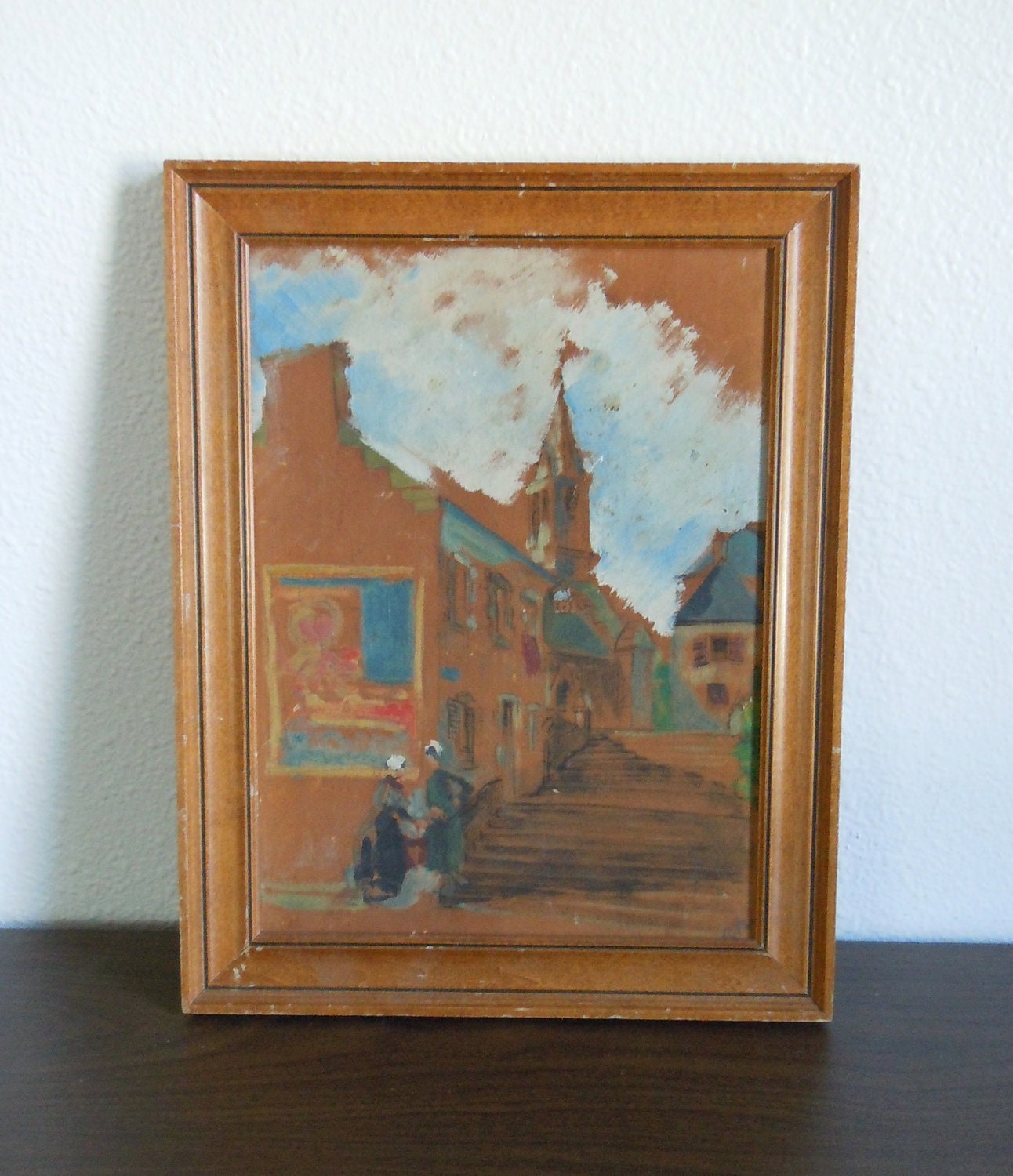Vintage Original Landscape Painting